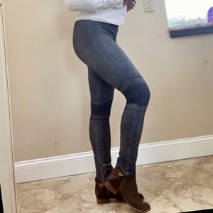 M Rena Leggings Grey Polyester Cotton New